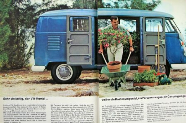 Volkswagen T1 Transporter Modellprogramm 1964 Automobilprospekt (1723)